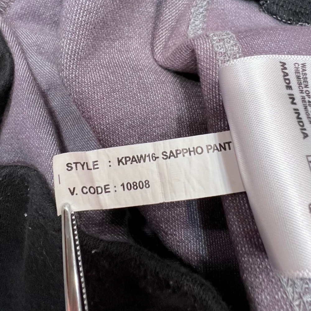 Kappa Sappho Grey Space Dye Straight Leg Activewear Pants XXL KPAW16 - Picture 7 of 12